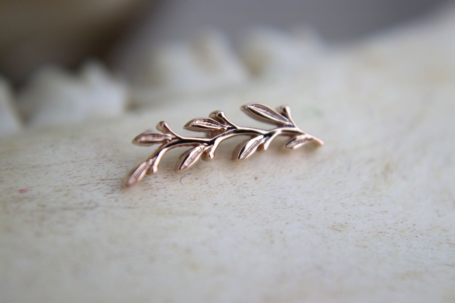 BVLA Amity　14Kイエローゴールド　16Ga 3/8\" (9.5mm) BVLA 14K Amity 10x3.5mm 16ga - Westcoast Piercing