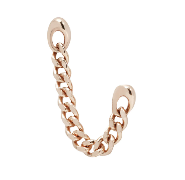 ◆STONEHENgE◆ DAL 14K Piercing SA24B38T Single 14K Gold Single Diamond Crescent Moon Stud Earring
